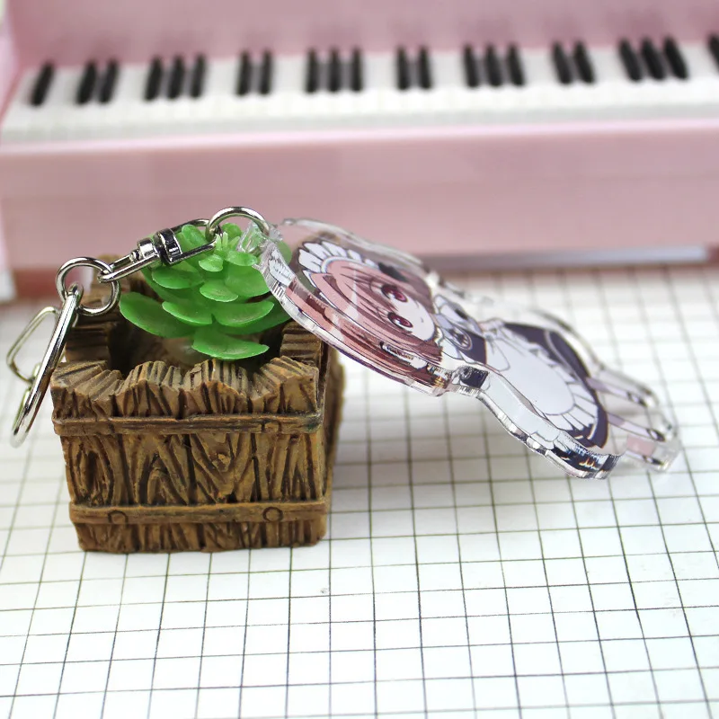 1pc Animation In solitude Kasugano Haruka Sora acrylic key chain Keychains | Украшения и аксессуары