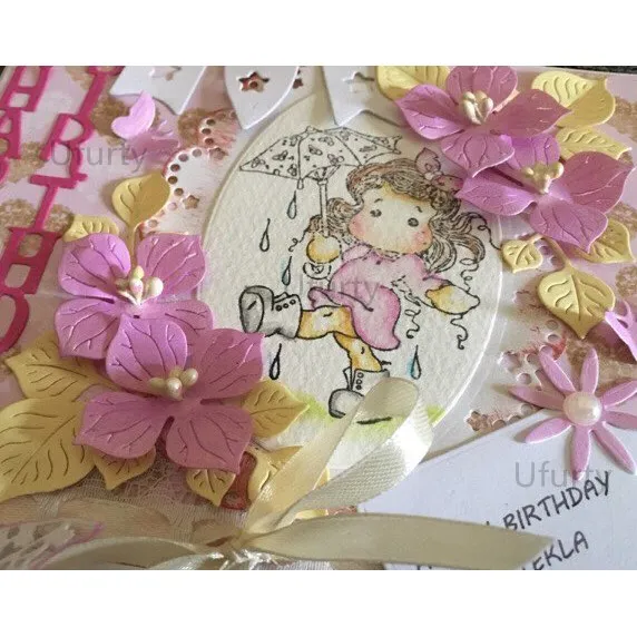 2 шт листья металлические режущие штампы для рукоделия Скрапбукинг альбом