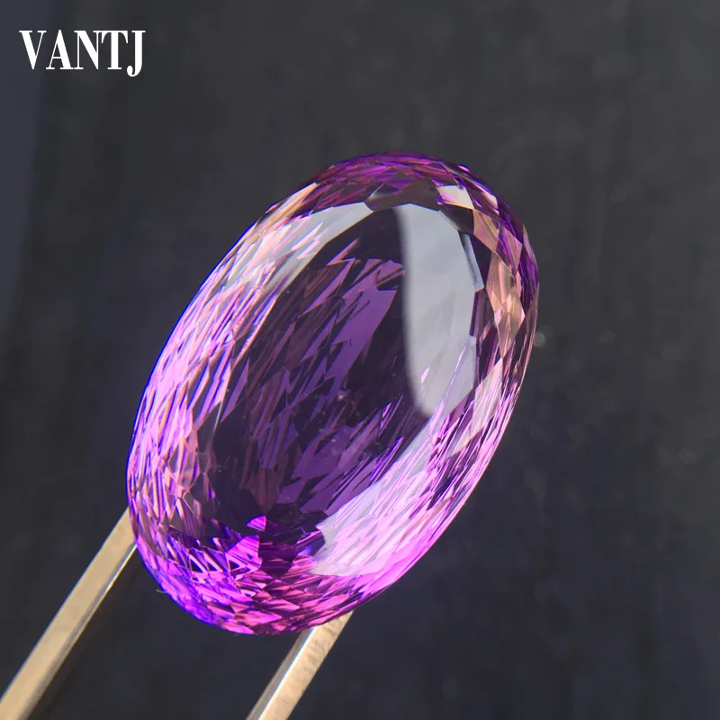 Настоящий натуральный аметист незакрепленный драгоценный камень вогнутая