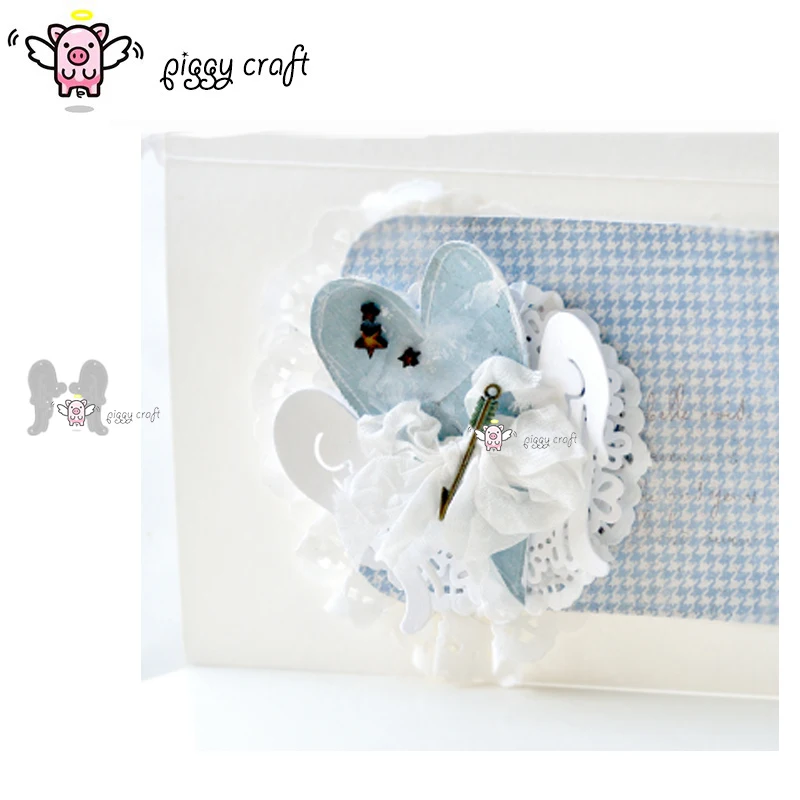 Металлические Вырубные штампы форма для вырезания крылья ангела украшение