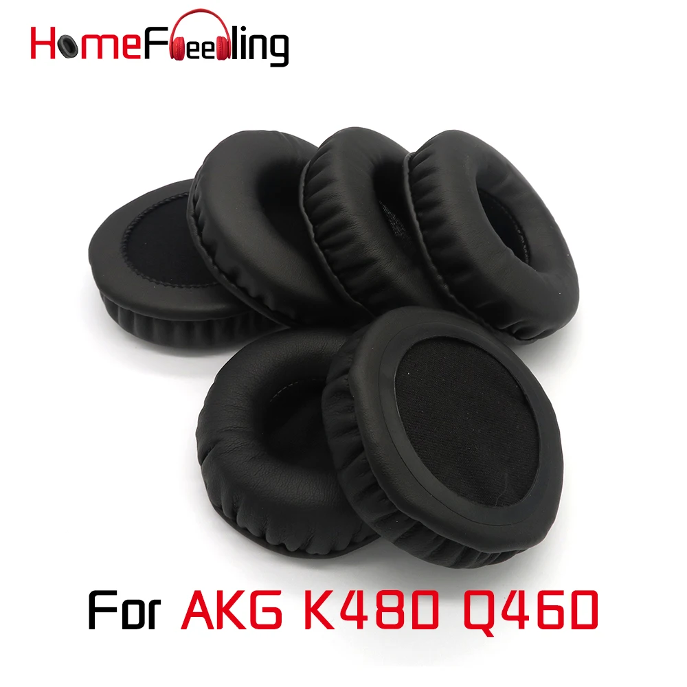 

Амбушюры Homefeeling для AKG K480 Q460, амбушюры, круглые универсальные запасные части Leahter, амбушюры