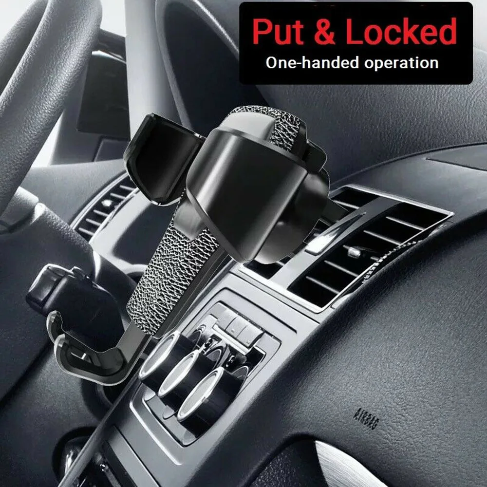 

GPS Phone Holder Stand 4\\\\\\\"-7\\\\\\\" Replacement Air Vent Cradle Car Gravity Design