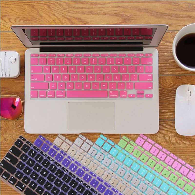 

For Apple MacBook Pro 13 2020 A2338 A2141 A2251 A2289 13 16 inch waterproof Dustproof Silicone EU Keyboard Cover Protector Skins