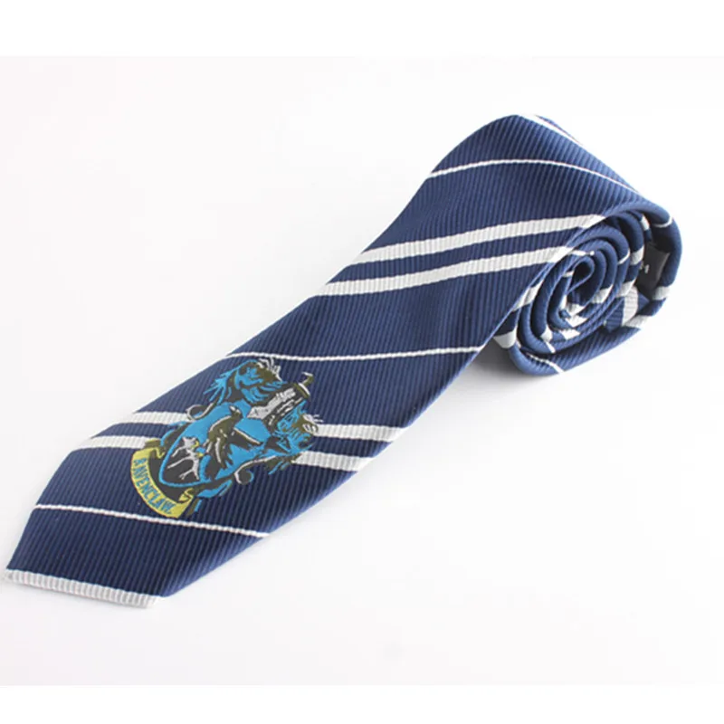 Ravenclaw tie Айниель Хогвартс школьный шарф для косплея Гермионы грэнджер Костюм Гриффиндор Слизерин Hufflepuff Ravenclaw шарф шейный платок шарф - Цвет: Ravenclaw tie