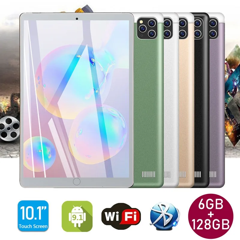 

Планшет с 10,1-дюймовым дисплеем, Android 2021, 6 ГБ + 10,1 ГБ, 2 SIM
