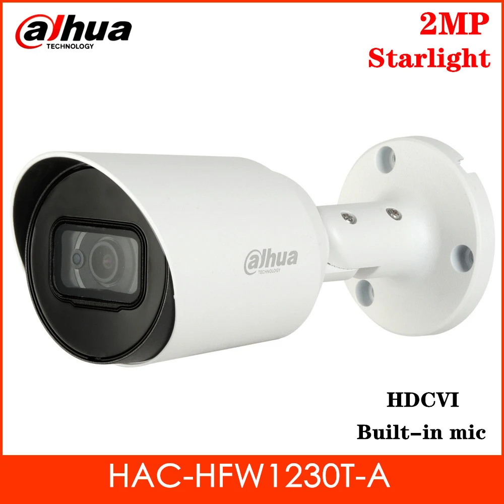 

Оригинальная камера Dahua 2MP Starlight HDCVI со встроенным микрофоном Smart IR 30m HD и SD выход переключаемая цилиндрическая камера