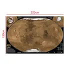 Нетканая карта Марса Размером 150x225 см, для астрономических исследований