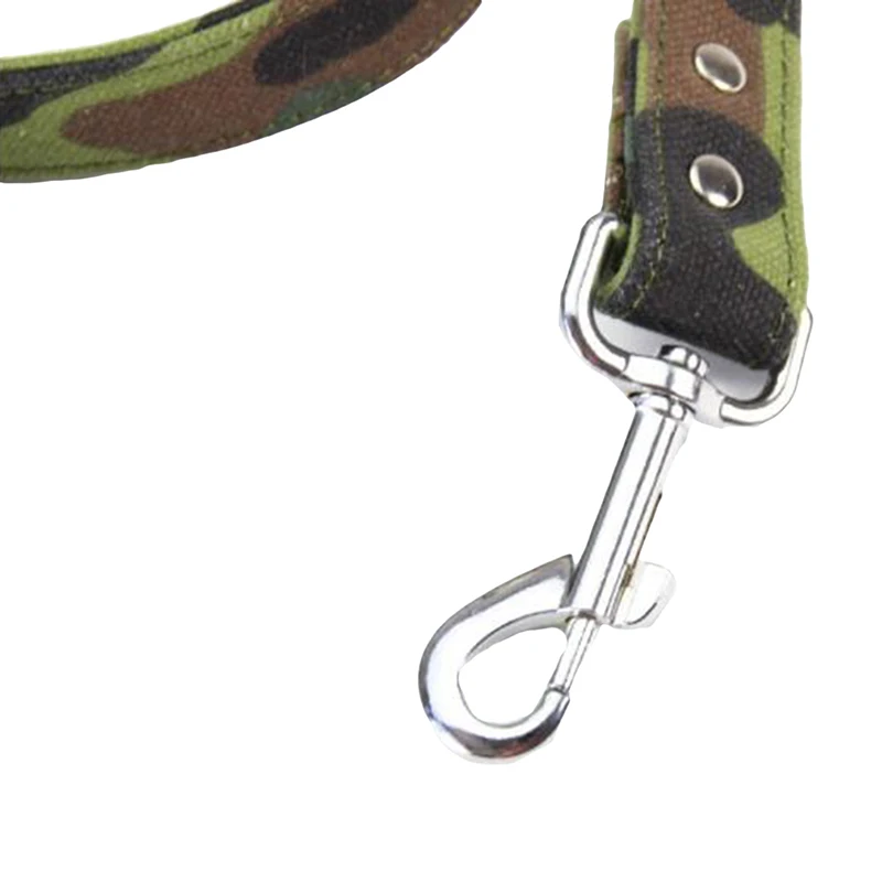 

Dog Supplies Camouflage Canvas Large Dog Leash Lead Training Walking for Small Medium Big Dog Leashes Pitbull German Shepherd