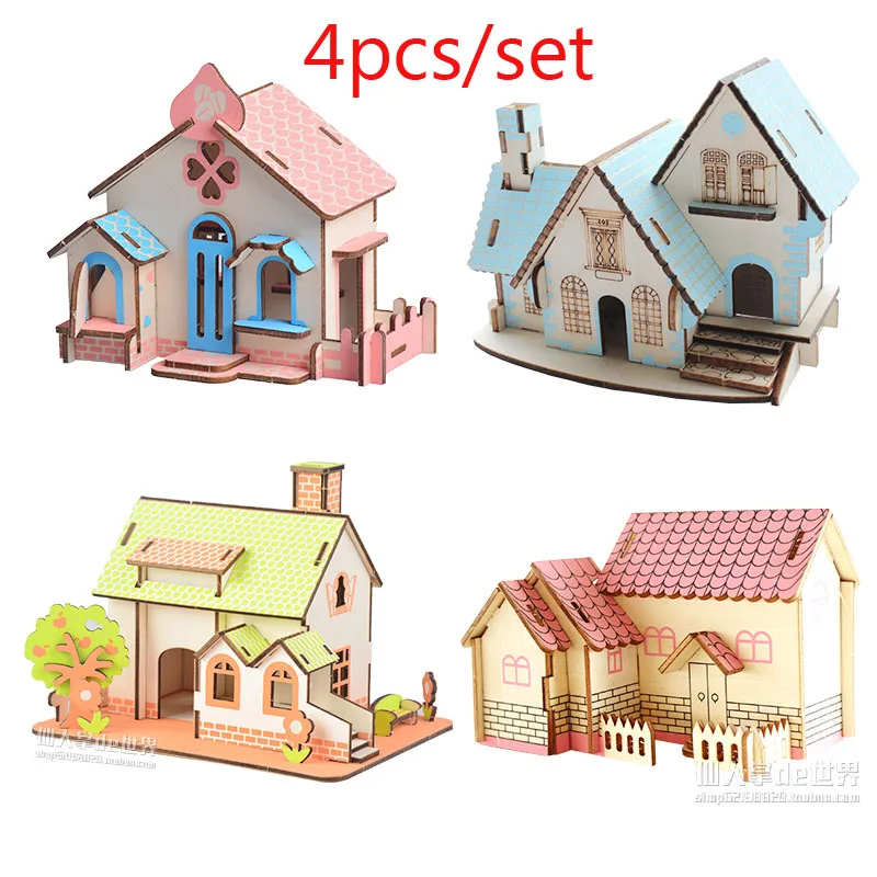 Пазлы для детей 3d модели мальчиков и девочек учеников начальной школы сделай сам