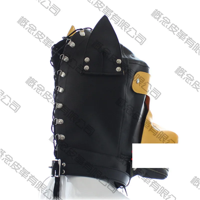 Adult Products Sex Bondage Hood Mask Open Eyes and Mouth Fetish Bdsm Masks Cosplay Exotic Accessories | Красота и здоровье