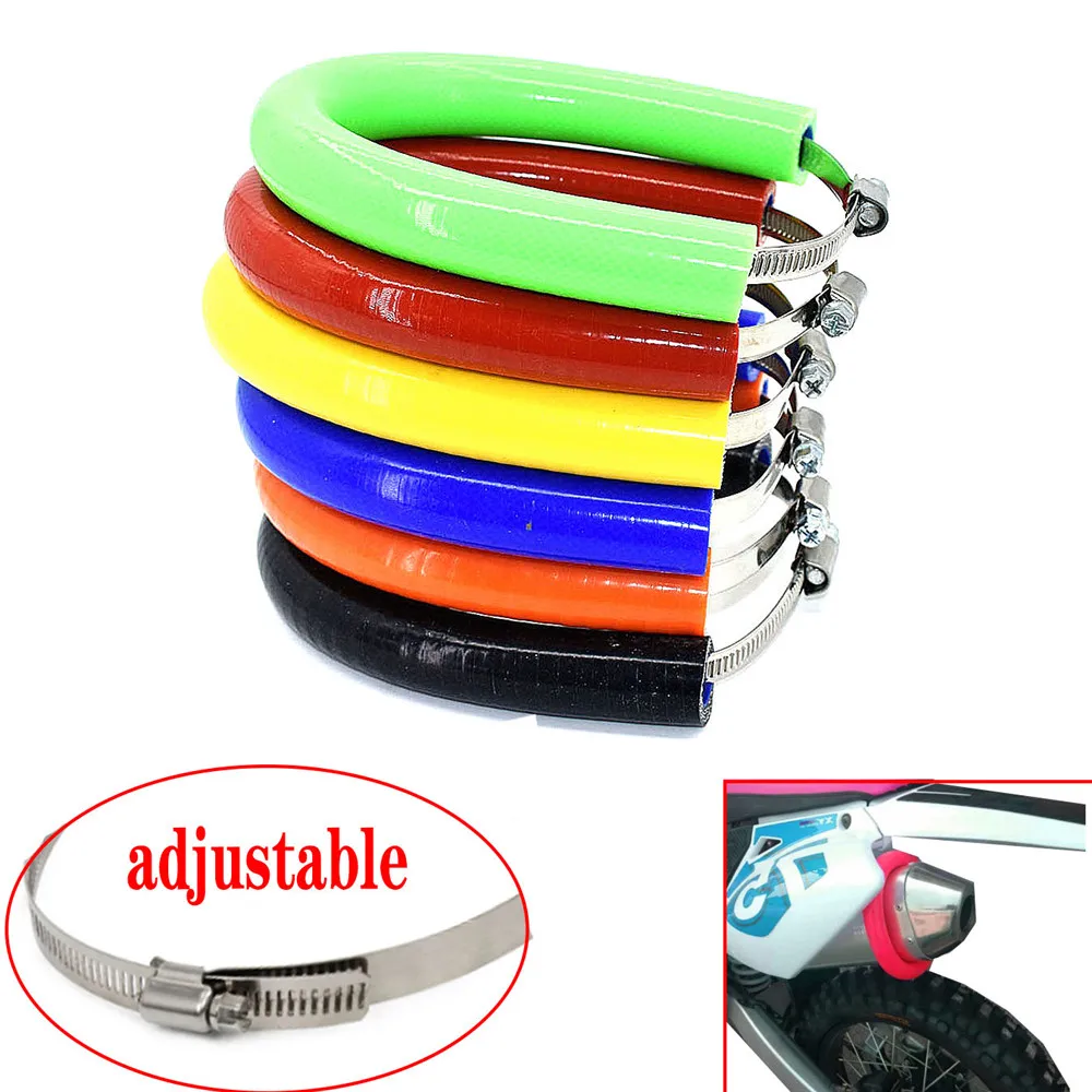 

Motorcycle OTOM Exhaust Protector Cover Guard Heat Shield Anti-hot For EXC SX SXF EXCF XC XCF XCW MX 250 350 450 500 525 530