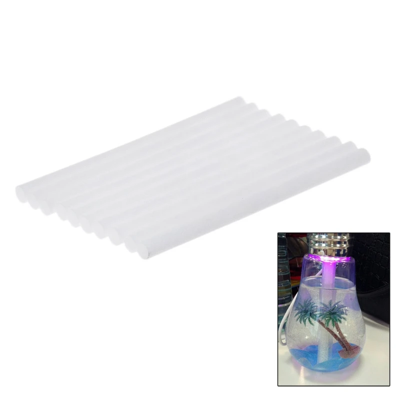 10pcs 8*130mm Humidifiers Filters Cotton Swab for USB Air Ultrasonic Humidifier Y98B images - 6