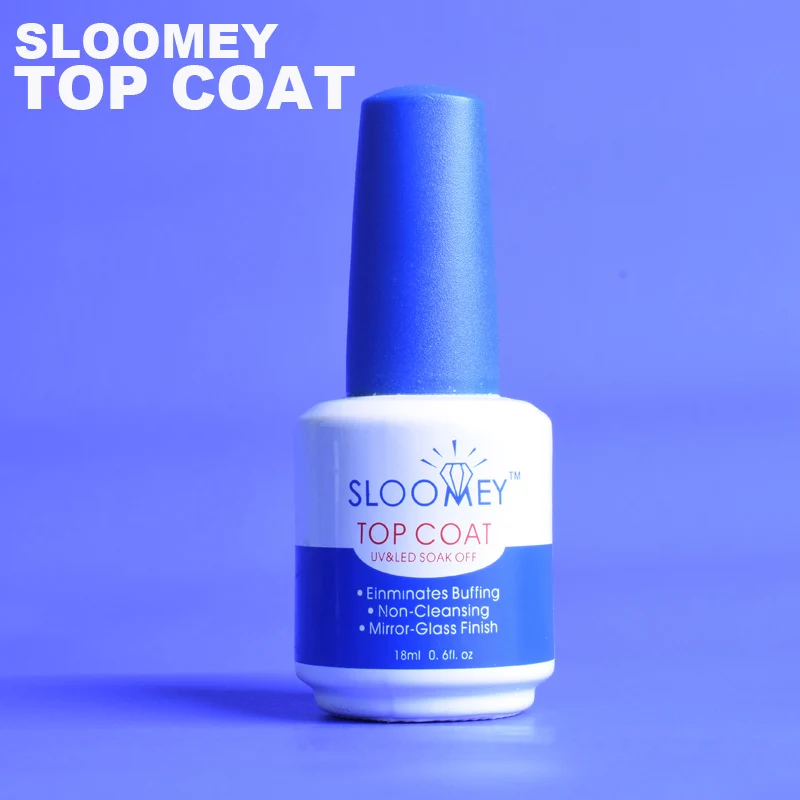 SLOOMEY Matt Top Coat Gel Nail Polish 18ml Long Lasting Soak Off LED UV Color gel Lacquer for Nail Art Gel Lak Varnish Primer