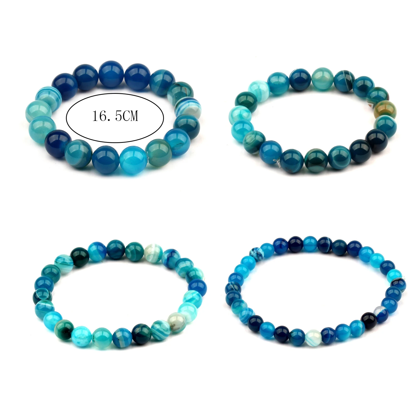 Мода натуральный камень любовь голубой жемчуг мечта полоса Ретро стиль шарм