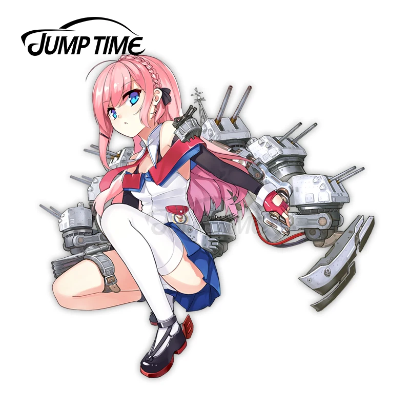 

JumpTime 13x11,5 см, аниме уайфу с надписью «коготь Лейн» Атланты, погодозащищенная наклейка на автомобиль, смешная фотография, виниловый декор для...