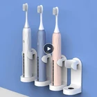 1 шт. Зубная щётка стенд, Не оставляющий следов надежный дизайн стеллаж Органайзер Электрический Зубная щётка настенный держатель Экономия пространства дома Аксессуары для ванной комнаты