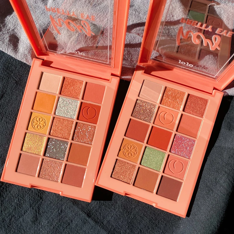 Матовые блестящие тени для век 15 цветов палитра макияжа блестящая металлическая