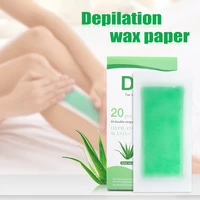 professional hair removal wax strips for depilation double sided natural cold beeswax paper for for all body silky beauty tool