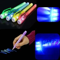 6pcs invisible ink pen creative uv light funny marker pen for kids students gift novelty diy party supplies for home school