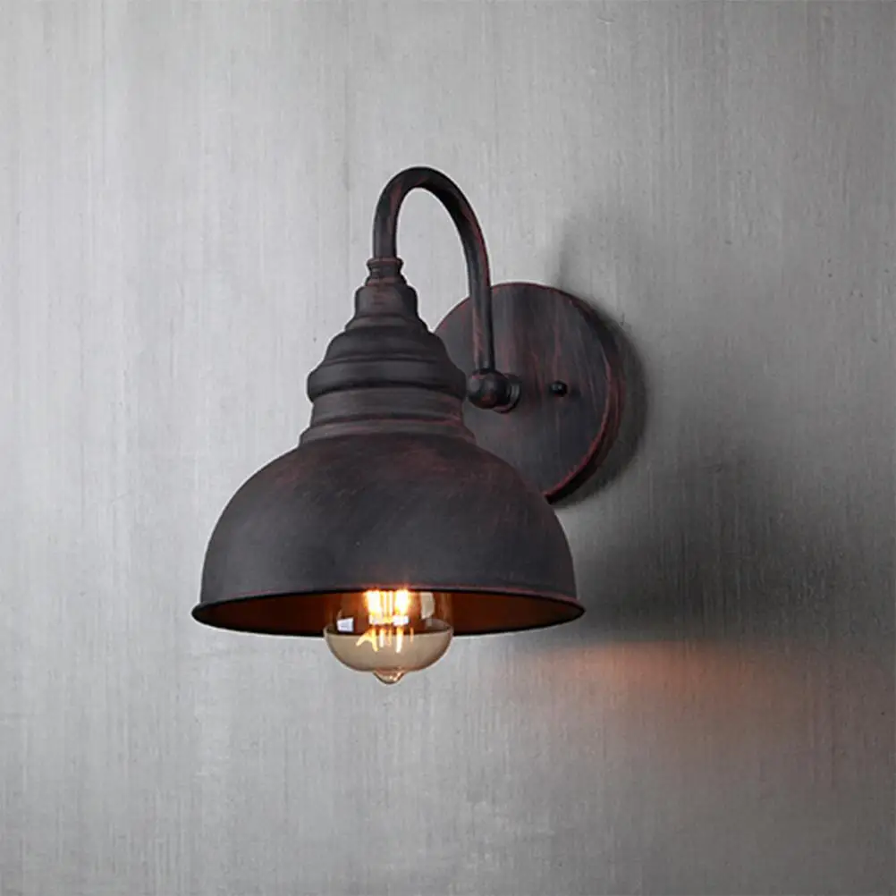 

Retro Vintage Wall Mounted Lamp Loft Industrial Rust American Style Outdoor Indoor Light Luminaire Corridor Aisel Bar Waterproof