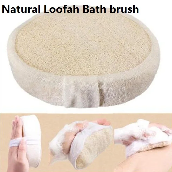 Natural Loofah brush Сухая щетка для тела, натуральная щетина кабана, Органическая щетка для тела, бамбук, влажная спина, щетки для душа, отшелушивающая купальная щетка - Цвет: Natural Loofah brush
