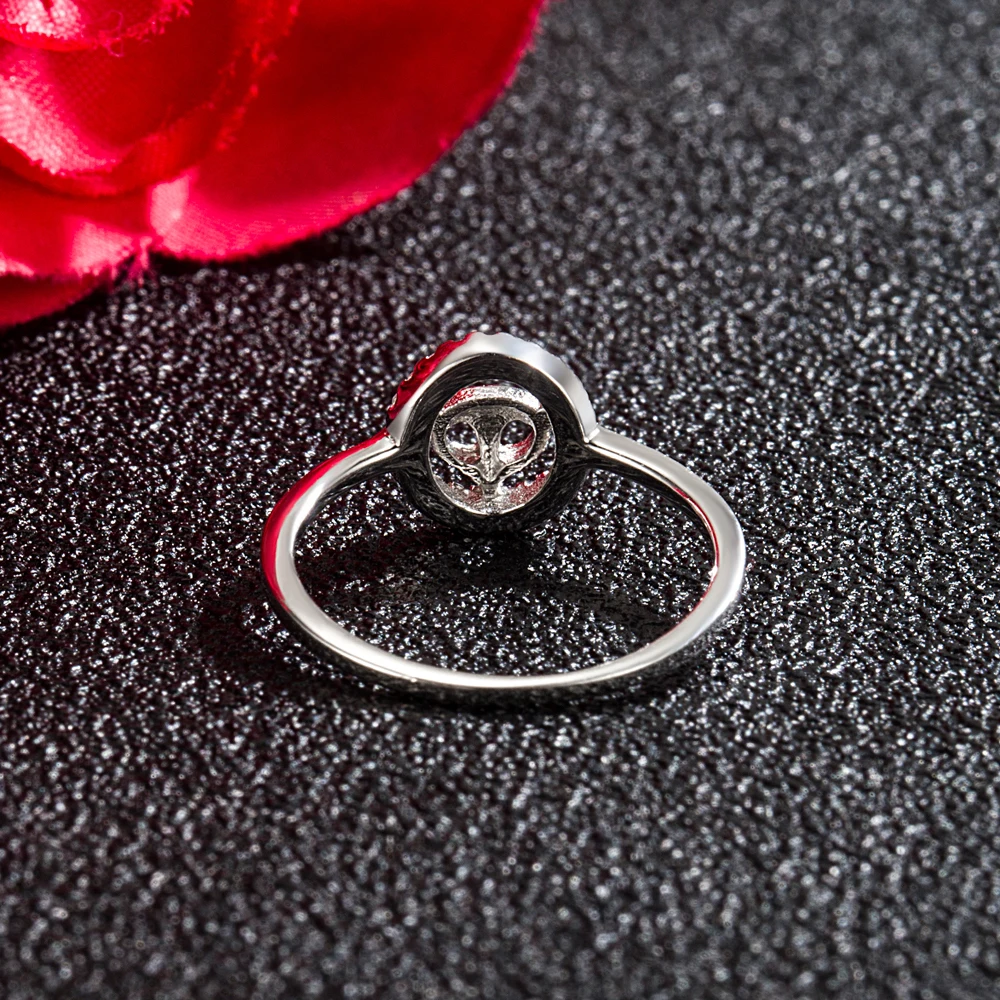

Summer 100% 925 Sterling Silver Ring Women's Charm Jewelry Creative Fox Ring 6#-8# Cocktail Party Accessories Birthday Gift