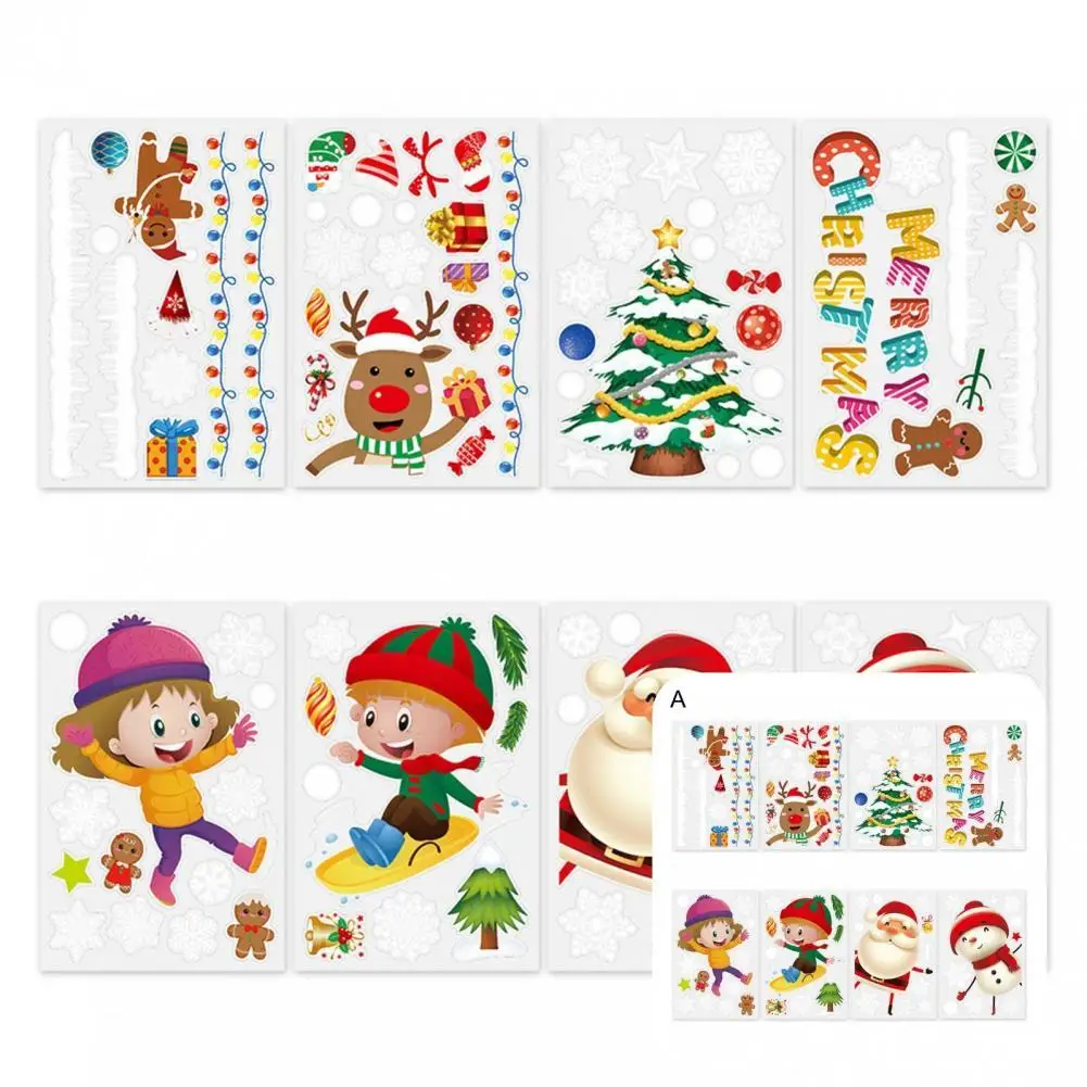 

1 пакет, портативная Электростатическая Наклейка на окно и стекло