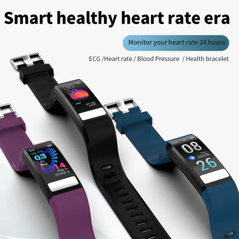 ID115pro цветной экран Водонепроницаемый Смарт Браслет Bluetooth часы спортивный