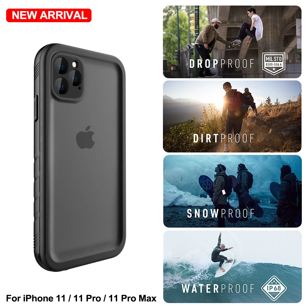 2019 Новый Экстремальный спортивный водонепроницаемый чехол для iPhone 11 11Pro Pro Max