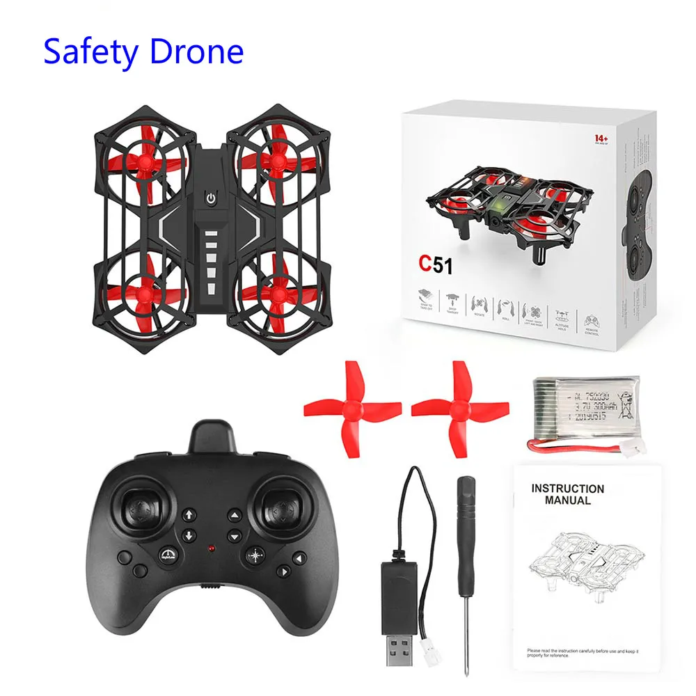 Мини Дрон Детский вертолет с жестами рулон самолета складной Квадрокоптер режим