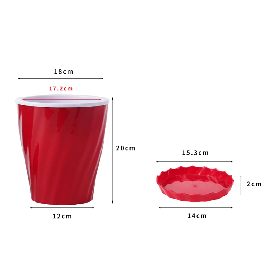 Волнистый цветочный горшок автоматический поглощающий полимерный для воды | Дом