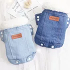 Толстая джинсовая одежда для маленьких собак с французским бульдогом, зимнее пальто для чихуахуа, куртка для щенков, одежда для домашних животных, одежда для собак