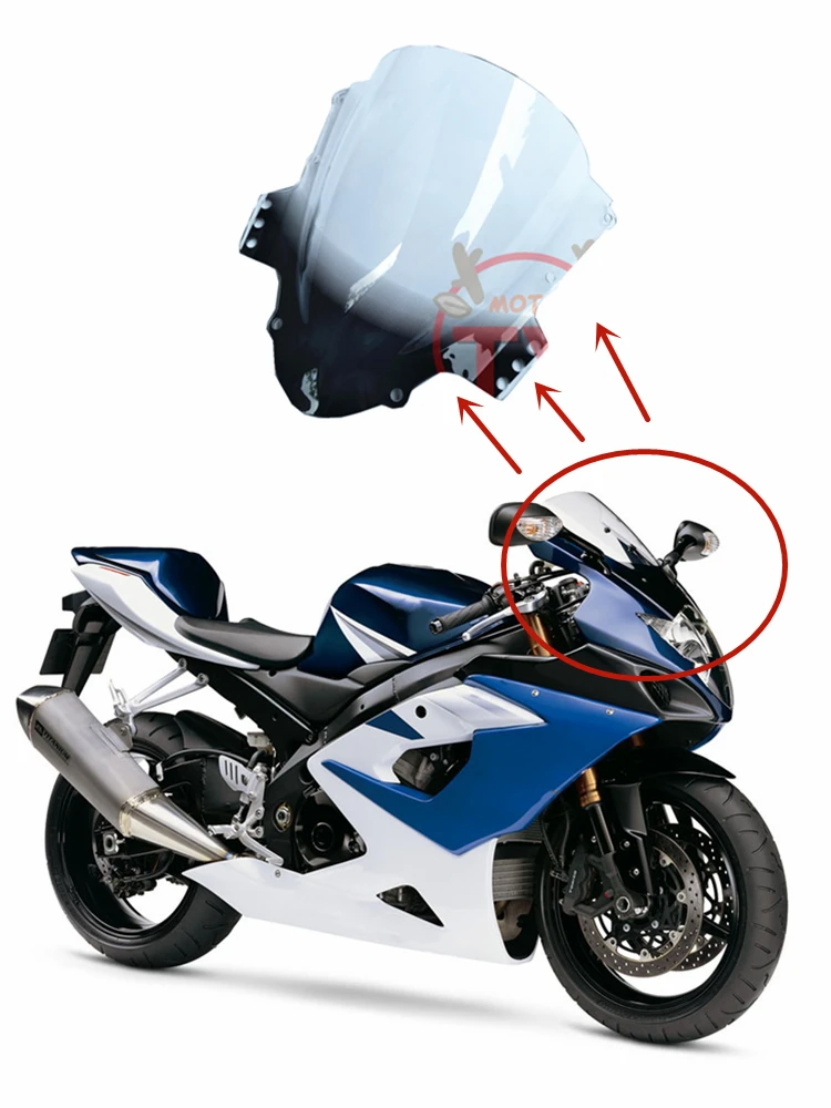 Для Suzuki GSX-R1000 GSXR1000 GSX-R GSXR 1000 K5 K6 05-06 2005 2006 мотоцикл ветровое стекло спойлер