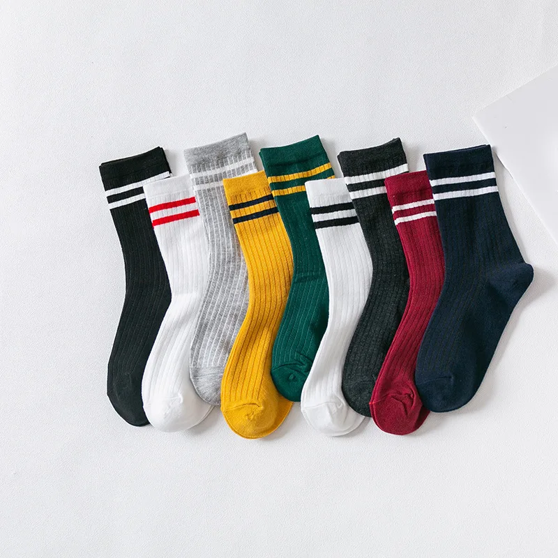 

Autumn and Winter Socks Wool Thickening Warm Socks Women Pure Soild Striped Color Thermal Sock Ultra Thick Female Meias Socks