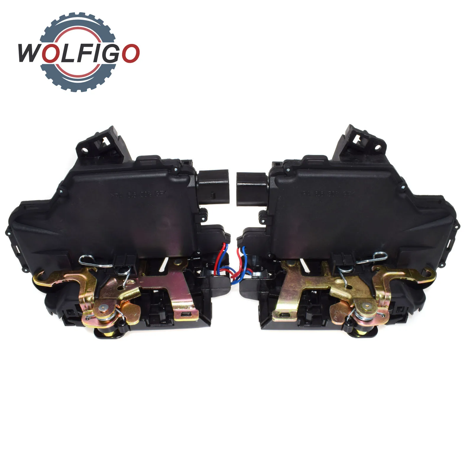 WOLFIGO 2 шт. задний левый правый дверной замок привод для VW Passat Golf Jetta Beetle Seat Arosa Leon Toledo