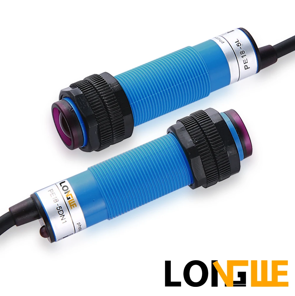 LONGWE Ecnomical M18 5 м сквозной луч фото электрический датчик приближения PE18 для