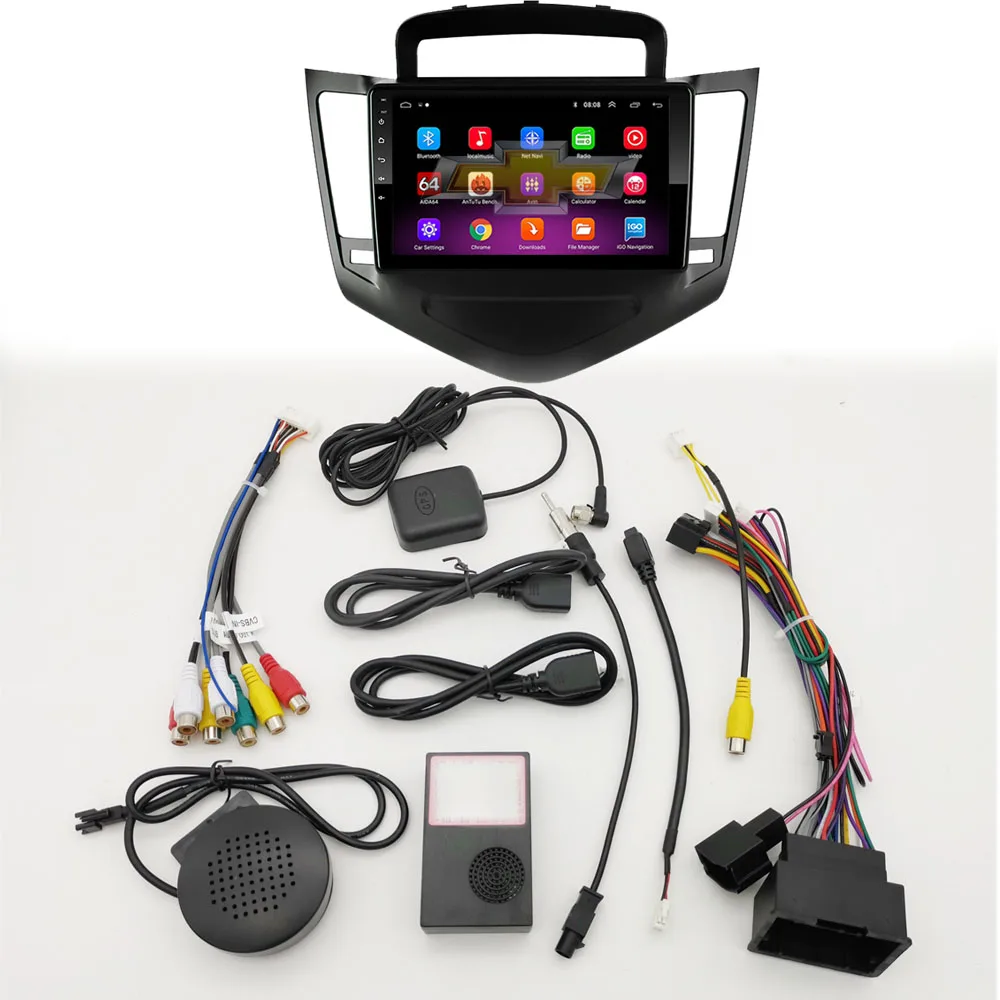 Android 10 мультимедийный плеер для Chevrolet Cruze J300 2009-2015 GPS Navi 2din автомобильный