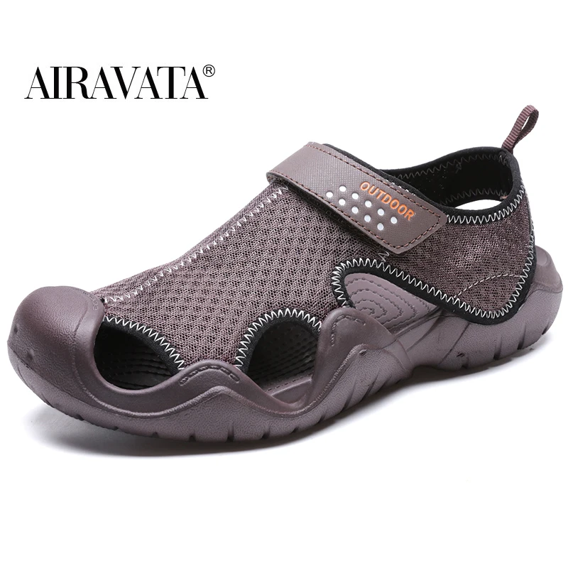 

Summer Fashion Breathable Sandals Thick Sole Close Toe Shoes for Hiking Wading Fishing Beach