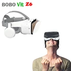 Bobovr Bobo Z6 Bluetooth 3D VR Очки виртуальной реальности шлем гарнитура для смартфона мобильный телефон очки Viar Бинокулярные