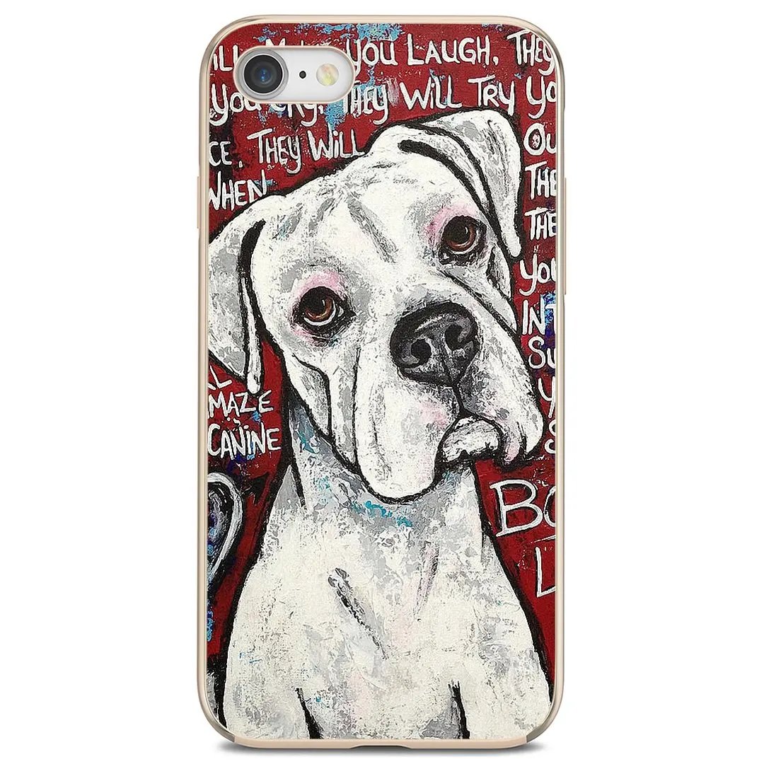 Мягкие чехлы boxer-dog-щенок для Samsung Galaxy A9 A8 Star Lite A3 A5 A7 A6 Plus 2018 2015 2016 2017 | Мобильные