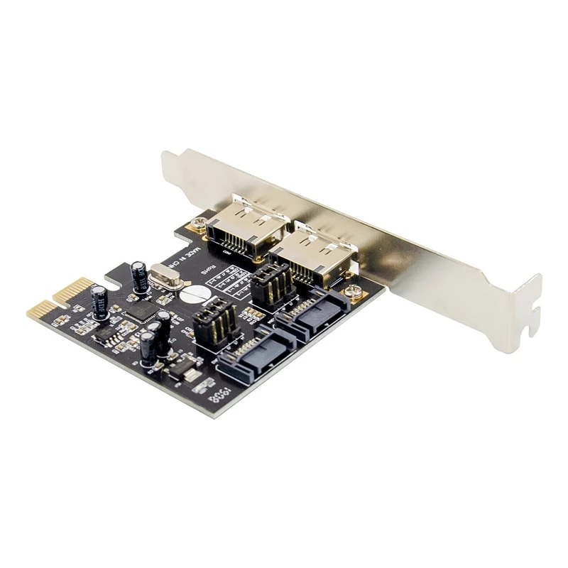 Плата расширения PCIE ESATA SATA III PCI E до SATA3.0 6 ГБ/сек. Express адаптер ASM1061 для ПК|Платы
