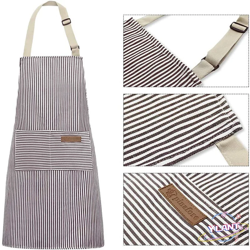 

Newest Hot Solid Cooking Kitchen Apron For Woman Men Chef Waiter Cafe Shop BBQ Hairdresser Aprons Bibs Kitchen Accessory