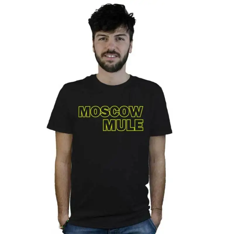 Футболка Mole футболка Funny Barman длинный напиток коктейльный аперитив|Мужские