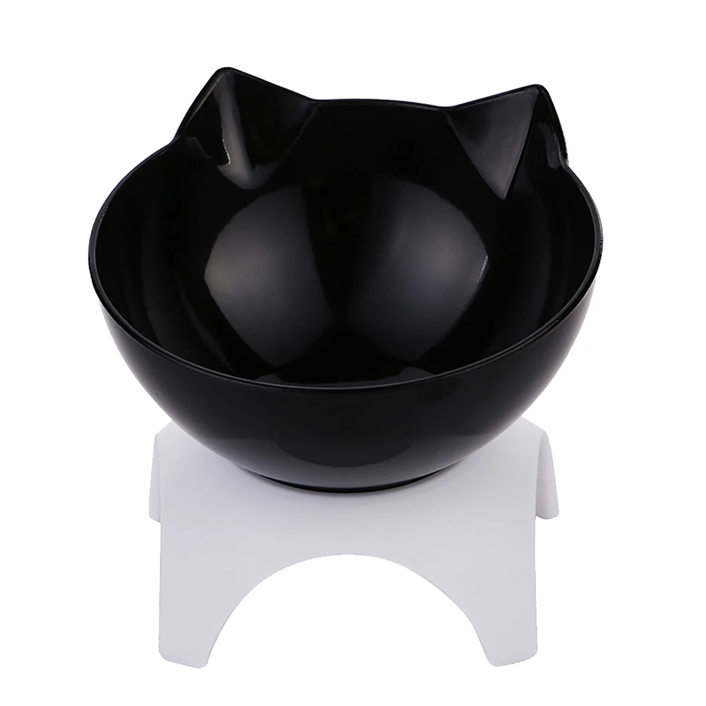 

Cat Dog Elevated Bowls 15° Tilted Raised Food Container With Stand Single Bowls