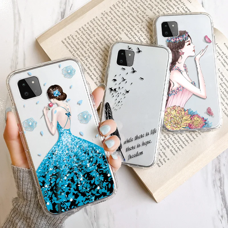 

Transparent Case For Samsung A40 Case Painted On Samsung Galaxy A41 A42 A32 A30 A31 A22 A21S A20 A21 M42 Luxuxy Phone Back Cover