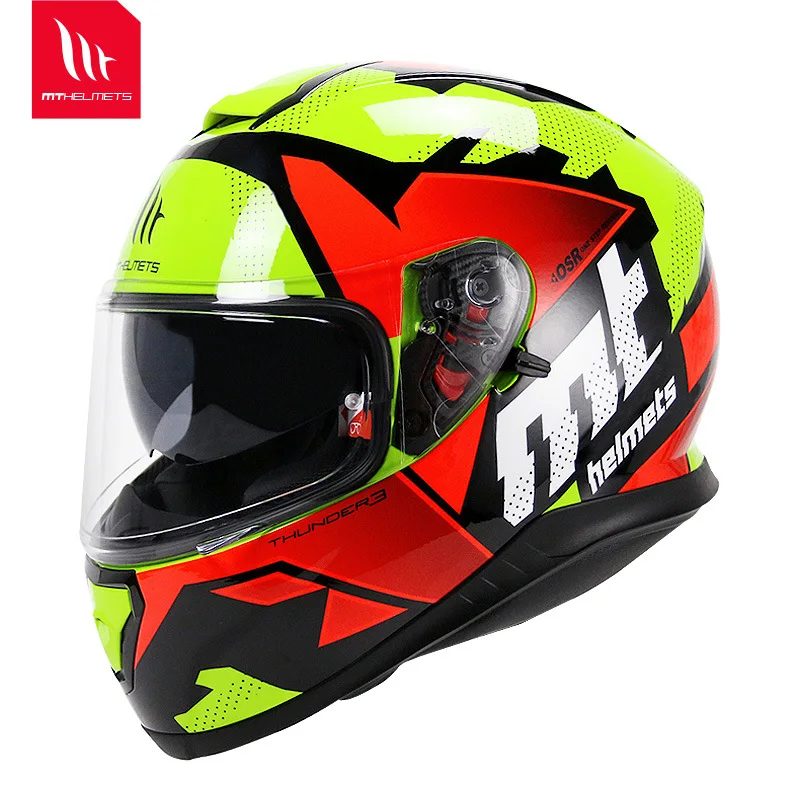 Мотоциклетный шлем MT для мужчин и женщин полноразмерный защитный аксессуары