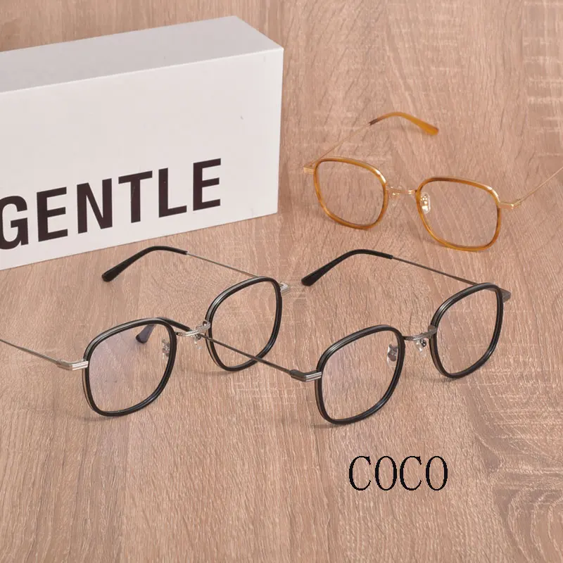 

Высококачественные корейские Брендовые очки GM COCO квадратные очки по рецепту для женщин и мужчин в оригинальной коробке
