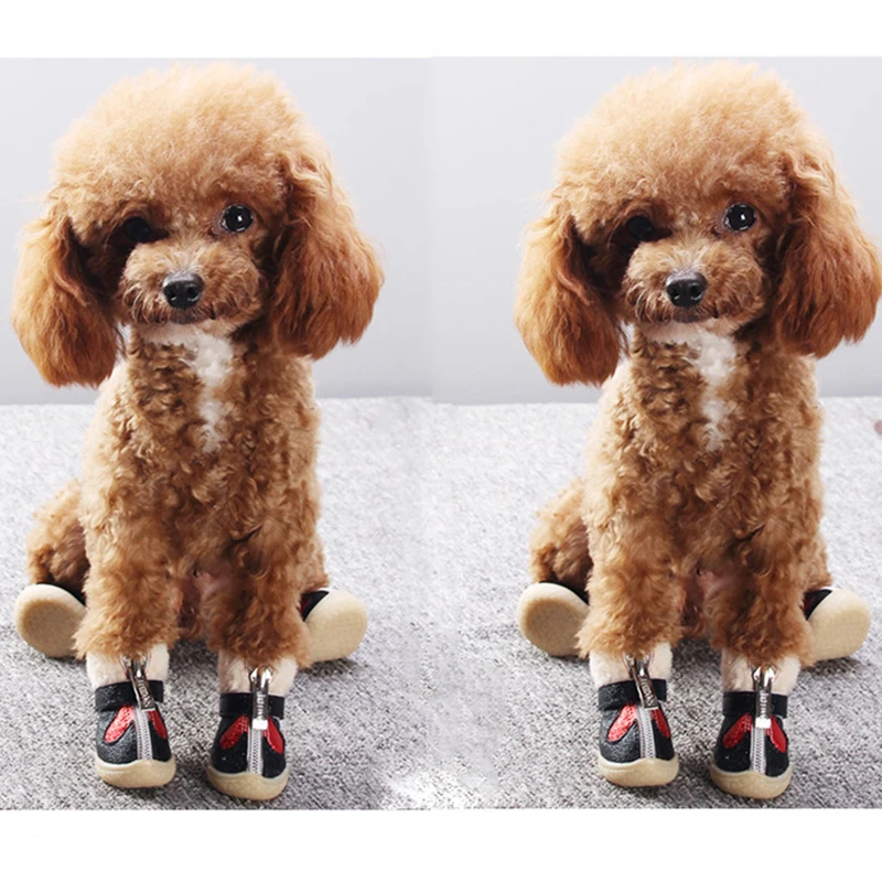 

Dog Shoes For Pet Dogs Pets Winter Boots Accessories Chihuahua Waterproof Rubber Small Srampons Slippers Puppy Booties Supplies