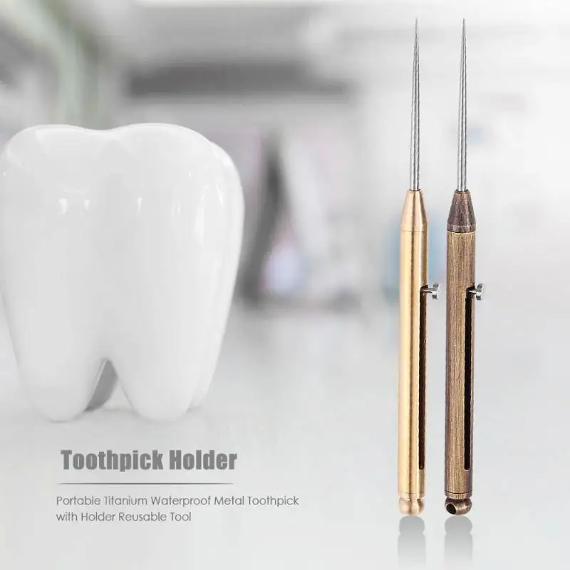 Держатель Для Зубочисток с пружинным нажимом для использования вне