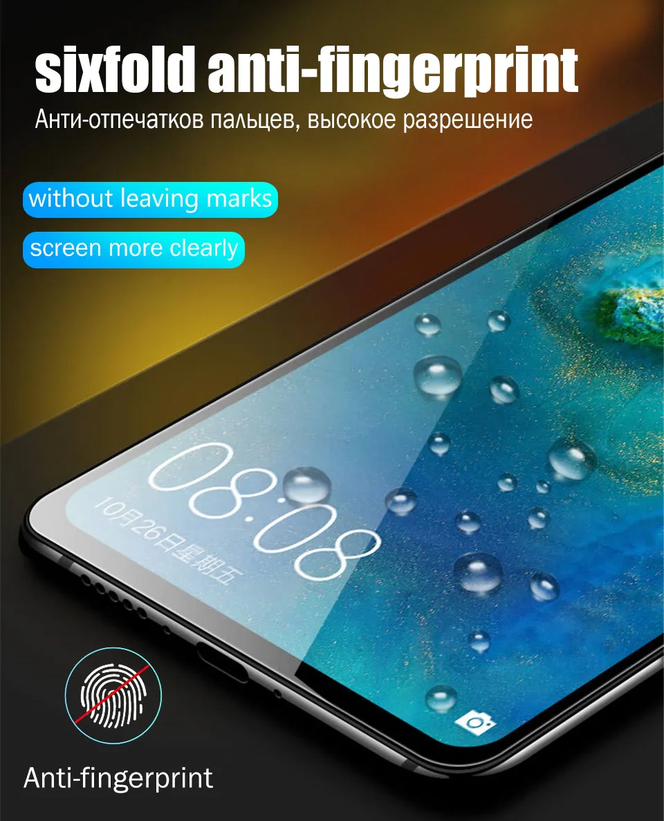 15D полное покрытие из закаленного стекла для huawei P Smart Nova 3 3i Защита экрана для Honor 7a 8x9 Lite 10 20 20 pro стеклянная пленка